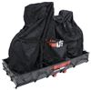 0  hitch cargo carrier flat parts hideout 2 bike storage stand and transport kit for lets go aero bosshog hitch-mounted
