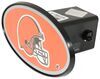sports nfl cleveland browns 2 inch trailer hitch receiver cover - abs plastic