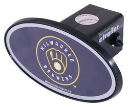 Milwaukee Brewers 2" MLB Trailer Hitch Receiver Cover - ABS Plastic