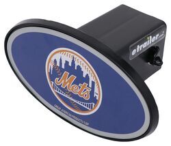 New York Mets 2" MLB Trailer Hitch Receiver Cover - ABS Plastic
