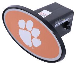Clemson Tigers 2" NCAA Trailer Hitch Receiver Cover - ABS Plastic