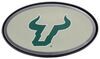 collegiate sports fits 2 inch hitch south florida bulls ncaa trailer receiver cover - abs plastic