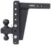 adjustable ball mount 12000 lbs gtw 22000 bulletproof hitches 2-ball for 2 inch hitch - 11-1/4 drop 11-1/2 rise 22k