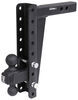 adjustable ball mount 12000 lbs gtw 22000 bulletproof hitches 2-ball for 2 inch hitch - 13-1/4 drop 13-1/2 rise 22k