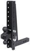 adjustable ball mount 12000 lbs gtw 22000 bulletproof hitches 2-ball for 2 inch hitch - 17-1/4 drop 17-1/2 rise 22k