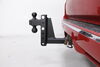 0  adjustable ball mount drop - 7 inch rise bulletproof hitches 2-ball for 2 hitch 7-1/4 7-1/2 22 000 lbs