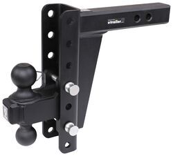 BulletProof Hitches 2-Ball Mount for 2" Hitch - 9-1/4" Drop, 9-1/2" Rise - 22,000 lbs - HD208
