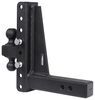 adjustable ball mount 12000 lbs gtw 22000 bulletproof hitches 2-ball for 2-1/2 inch hitch - 11-1/4 drop 11 rise 22k