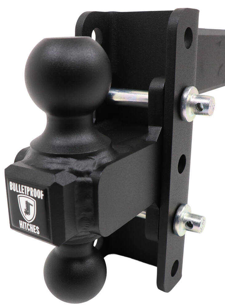 Bulletproof Hitches Adjustable 2 Ball Mount For 2 12 Hitch 4 Drop