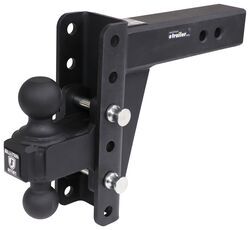 BulletProof Hitches 2-Ball Mount for 2-1/2" Hitch - 7-1/4" Drop, 7" Rise - 22,000 lbs - HD256