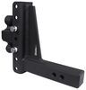 adjustable ball mount 2 inch 2-5/16 two balls bulletproof hitches 2-ball for 2-1/2 hitch - 9-1/4 drop 9 rise 22 000 lbs