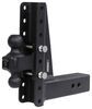 adjustable ball mount 12000 lbs gtw 22000 bulletproof hitches 2-ball for 3 inch hitch - 11-1/4 drop 10-1/4 rise 22k