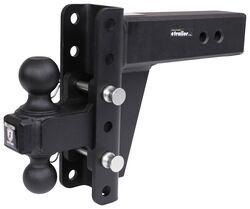BulletProof Hitches 2-Ball Mount for 3" Hitch - 7-1/4" Drop, 6-1/4" Rise - 36,000 lbs - ED306