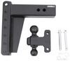 adjustable ball mount drop - 8 inch rise bulletproof hitches 2-ball for 3 hitch drop/rise 22 000 lbs
