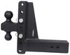 adjustable ball mount 12000 lbs gtw 22000 bulletproof hitches 2-ball for 3 inch hitch - 9-1/4 drop 8-1/4 rise 22 000