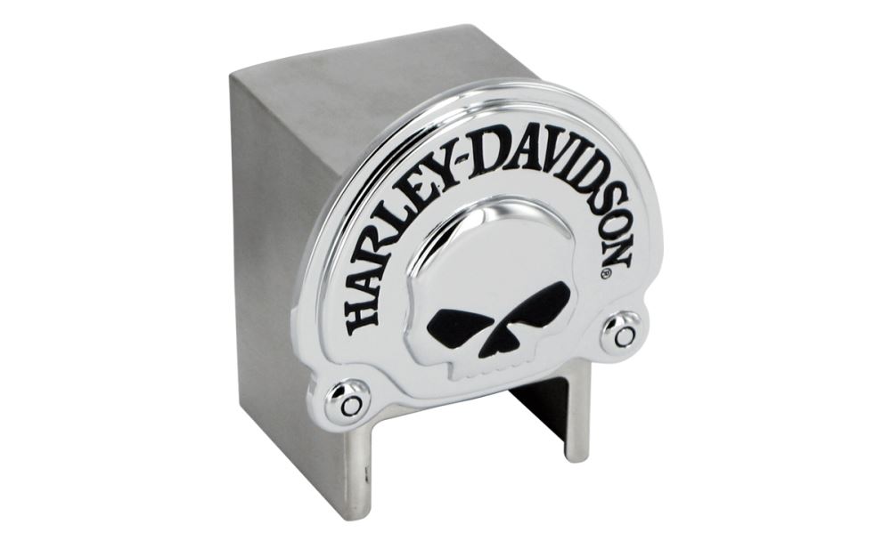 Harley-Davidson Black And White Logo Hitch Cover 