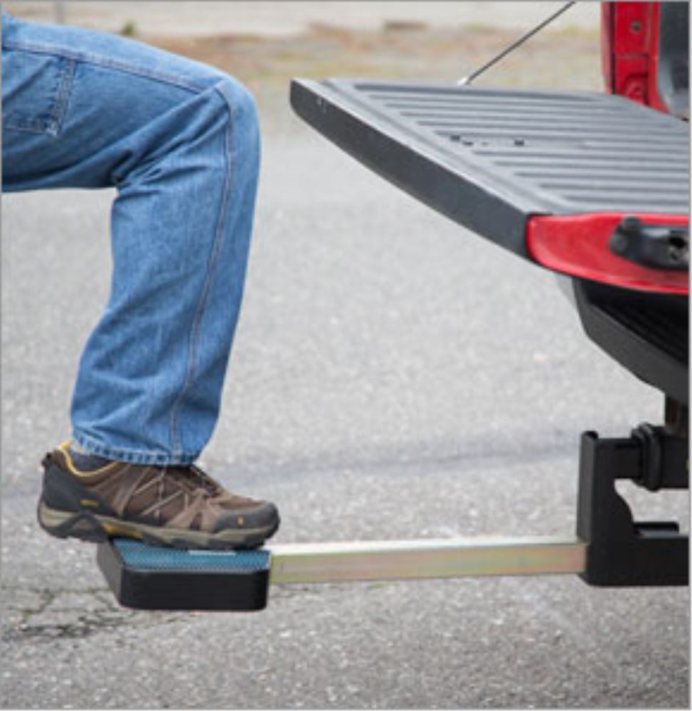 HitchMate TruckStep XL Extendable Hitch Mount Step for 2" Hitch 11" x