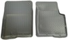 front contoured husky liners classic custom auto floor - gray