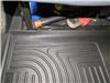 2017 ram 2500  custom fit contoured husky liners x-act contour auto floor liner - 2nd row rear black