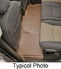 rear contoured husky liners classic custom auto floor liner - tan