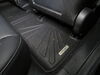2018 tesla model 3  custom fit thermoplastic husky liners mogo floor mat w/ stainless steel accents - second row black