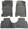 all seats contoured husky liners weatherbeater custom auto floor - front and rear gray