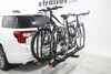 0  hitch bike racks hollywood platform rack folding tilt-away crosstrack for 2 bikes - inch free loading ramp