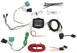 Hopkins Plug-In Simple Vehicle Wiring Harness with 4-Pole Flat Trailer Connector