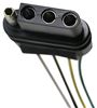 Hopkins Plug-In Simple Vehicle Wiring Harness with 4-Pole Flat Trailer Connector No Converter HM11140415