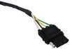 Hopkins Plug-In Simple Vehicle Wiring Harness with 4-Pole Flat Trailer Connector Custom Fit HM11141555
