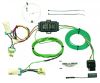 Hopkins Plug-In Simple Vehicle Wiring Harness with 4-Pole Flat Trailer Connector Custom Fit HM11141705