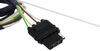 hopkins custom fit vehicle wiring trailer hitch 4 flat plug-in simple harness with 4-pole connector