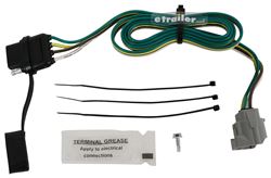 Hopkins Plug-In Simple Wiring Harness for Factory Tow Package - 4-Pole Flat Trailer Connector