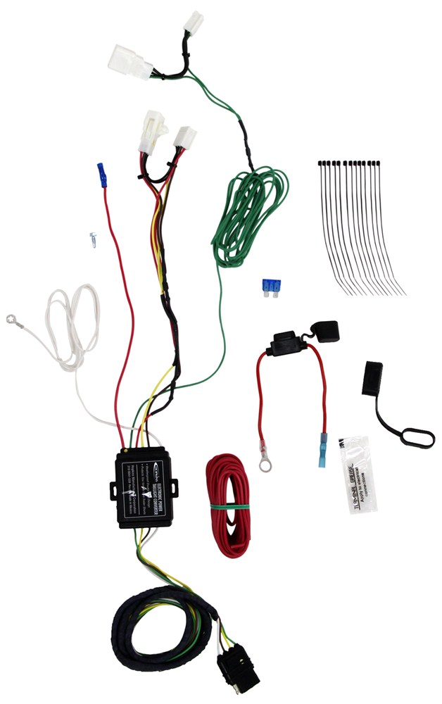 Hopkins Plug-In Simple Vehicle Wiring Harness with 4-Pole Flat Trailer