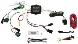 Hopkins Plug-In Simple Vehicle Wiring Harness with 4-Pole Flat Trailer Connector                    