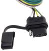 Hopkins Plug-In Simple Vehicle Wiring Harness with 4-Pole Flat Trailer Connector Converter HM43815