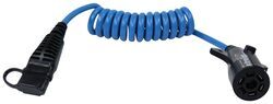 Hopkins Heavy-Duty Trailer Coiled Wire Adapter for 7-Way to 4-Wire Flat - HM47065