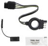 wiring adapters 4 flat hopkins endurance easy-pull 4-flat extension w/ 1 grip ring - vehicle and trailer ends 12 inch