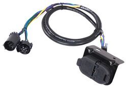 Hopkins Endurance 5th Wheel/Gooseneck 90-Degree Wiring Harness w/ 7-Pole and 4-Pole Connector - HM54FR