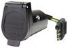 hopkins trailer wiring adapters 4 flat plug-in connector adapter - 4-way to 7-blade