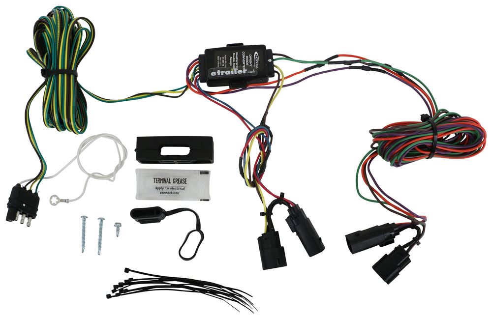 Hopkins Custom Tail Light Wiring Kit for Towed Vehicles Hopkins Flat ...