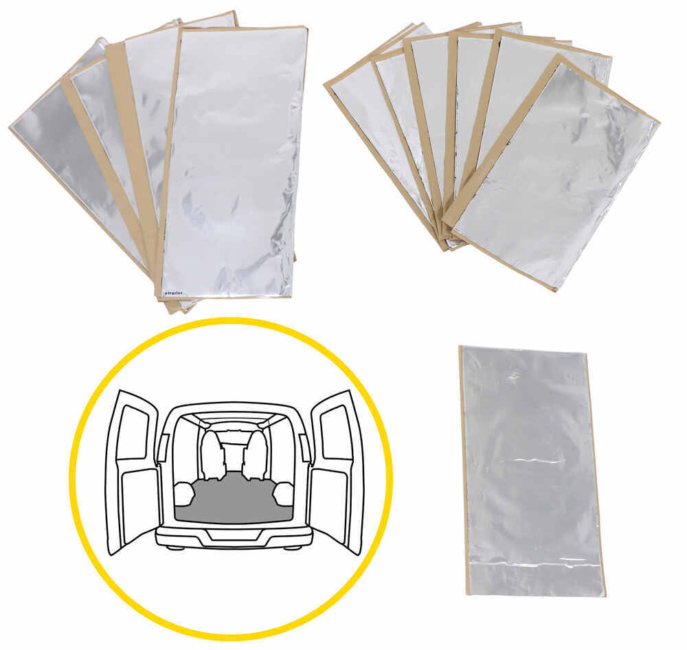 HushMat Van Floor and Firewall Insulation Kit for Ford Transit Wagon XL or Ram ProMaster 2500 - HM79FR