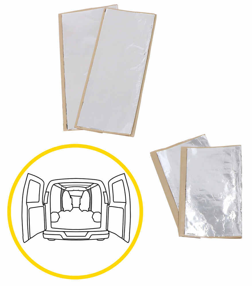 HushMat Van Cabin Door Insulation Kit for Ford E-Series - HM98FR