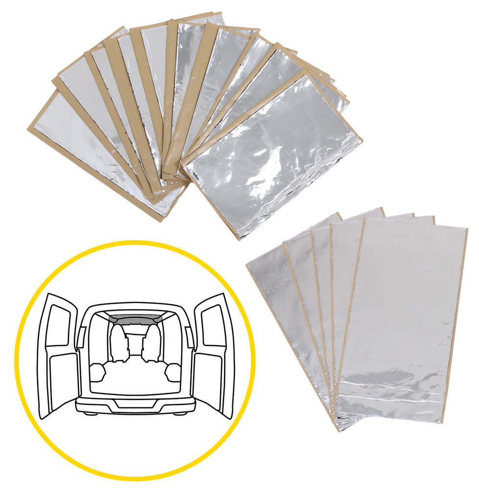 HushMat Van Cabin Roof Insulation Kit for Ford Transit Connect or Ram ProMaster City - HM99FR