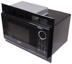 High Pointe Built-In RV Microwave - 900 Watts - 1 Cu Ft - Black - HP27ZR