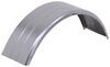 no step steel single axle trailer fender for enclosed - ribbed 13 inch to 14 wheels qty 1