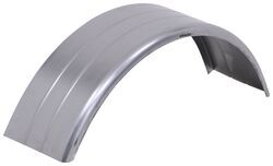 Single Axle Trailer Fender for Enclosed Trailer - Ribbed Steel - 13" to 14" Wheels - Qty 1