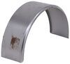 no step steel single axle trailer fender for enclosed trailers - 15 inch to 16 wheels qty 1