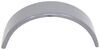 no step steel replacement single axle trailer fender for white river marine trailers - galvanized lh
