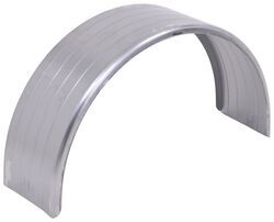 Single Axle Trailer Fender for Enclosed Trailer - Ribbed Steel - 13" to 15" Wheels - Qty 1 - HP66FR